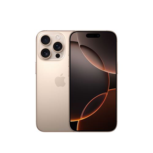 iPhone 16 Pro Dorado 5G con pantalla OLED y cámara de 48 MP