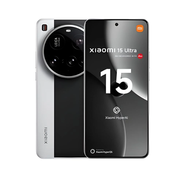 Teléfono Xiaomi en plata con brillo de 3200 nits y cámara Leica.