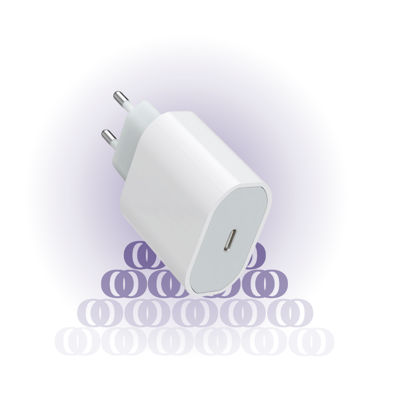 Cabeza de cargador iPhone 25W con conector tipo C – carga rápida y segura. Este adaptador de corriente está diseñado para ofrecer la máxima eficiencia al cargar tu iPhone o iPad, con compatibilidad total con todos los dispositivos Apple que soportan carga rápida. Su diseño compacto y portátil lo hace ideal para usar en casa, la oficina o mientras viajas. Protege tu dispositivo contra sobrecarga y sobrecalentamiento, asegurando una carga confiable y duradera. Compra ahora tu cargador iPhone 25W tipo C y disfruta de carga rápida, segura y cómoda dondequiera que estés.