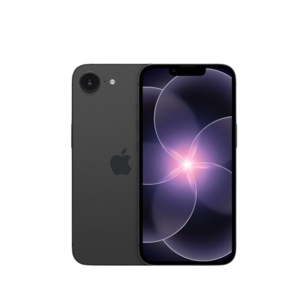 iPhone 17e Negro con diseño elegante y chip A19.