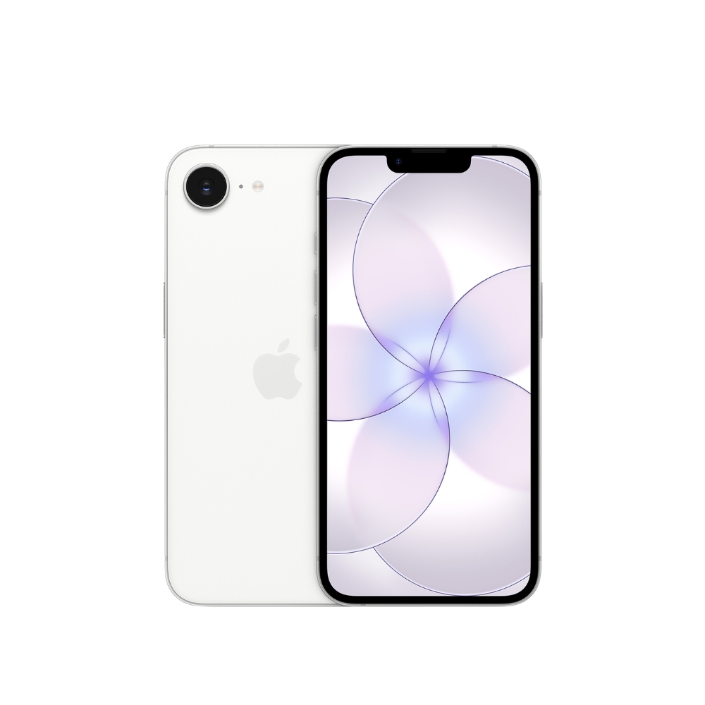 iPhone 17e Blanco con diseño elegante y chip A19.