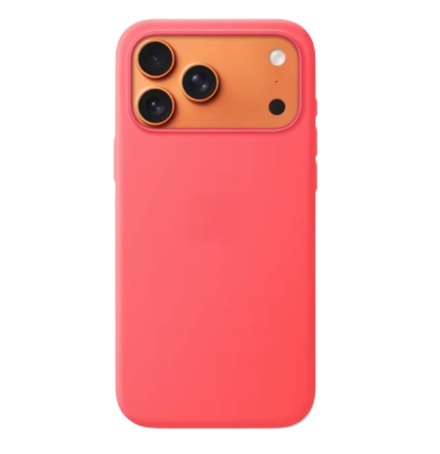 Funda de silicona 17 Pro Max Roja
