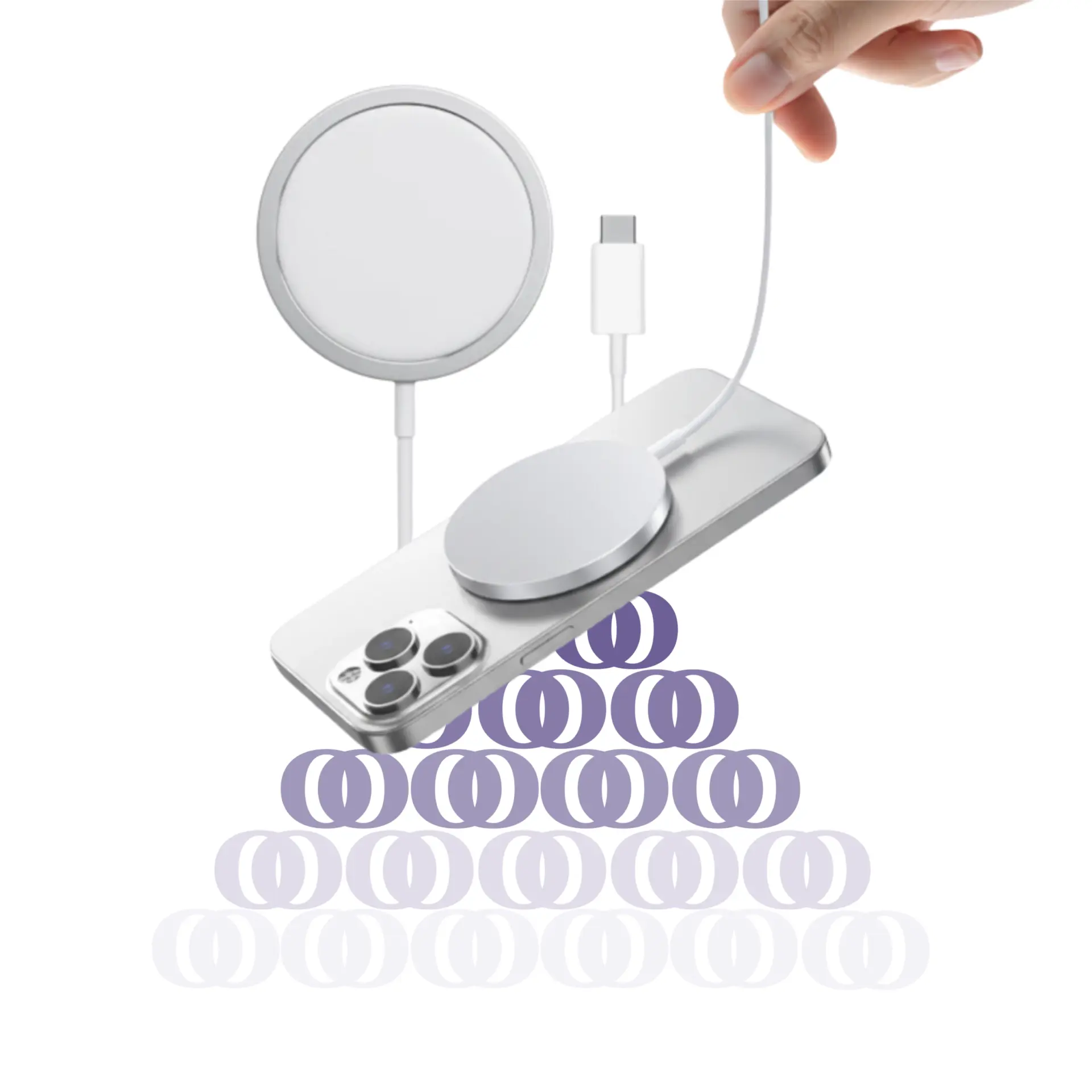 Cargador compatible con MagSafe