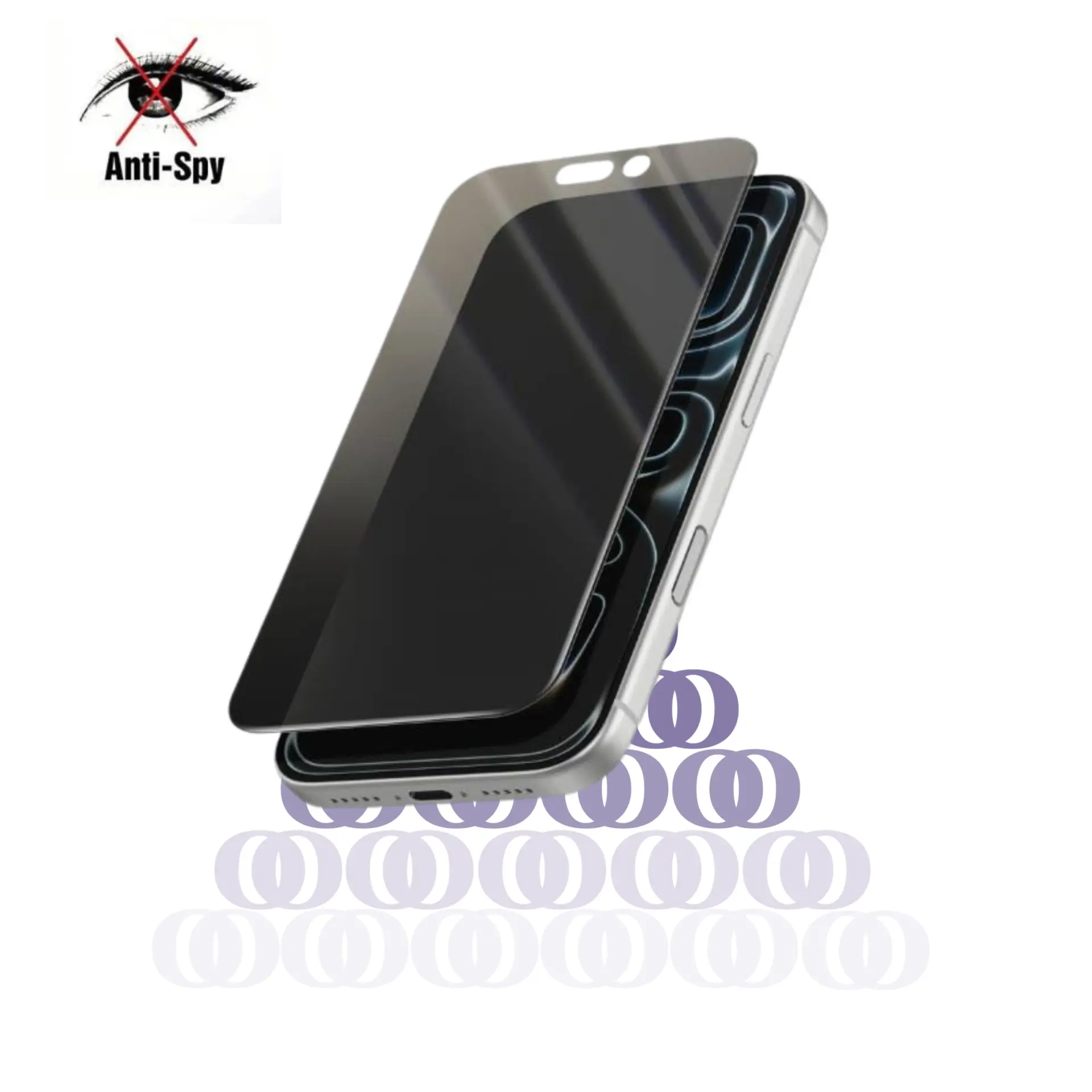 Protector Cristal Templado con AntiSpy